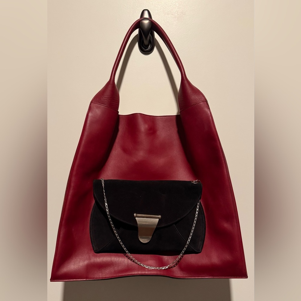 Celine Phoebe Philo-Era Double-Bag Leather Tote - Picture 2 of 10